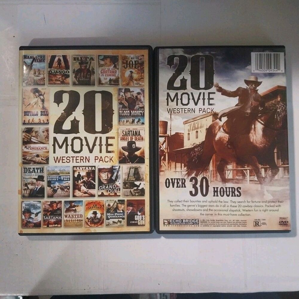 20 Movie Western Pack 2012 DVD Collection, 5-Disc Set